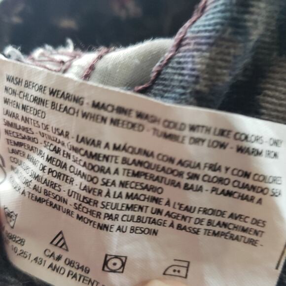 Gloria Vanderbilt 14 girls floral multi color jeans - Picture 5 of 5
